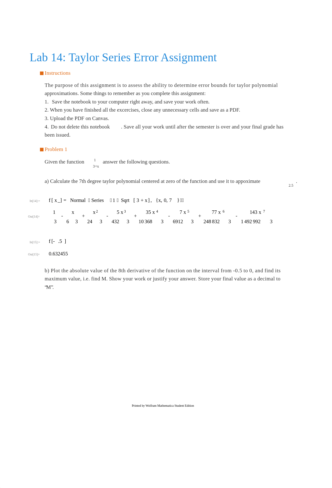 Lab 14 Taylor Series Error Assignment_db0h9s857l9_page1