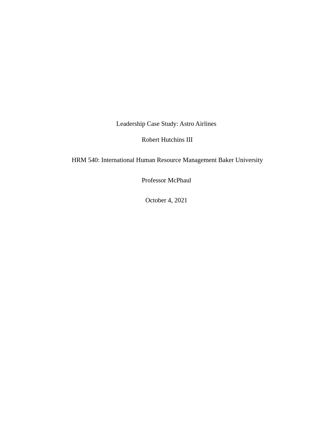 Astro Airlines-Case Study-Hutchins_Robert.docx_db0md7rthfl_page1