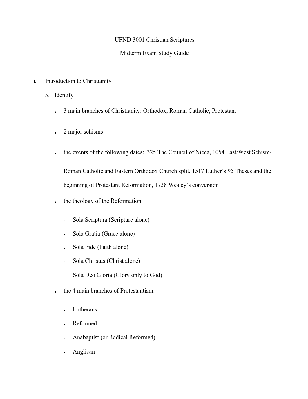 UFND 3001 Midterm Exam Study Guide.pdf_db0nlwlw7t1_page1