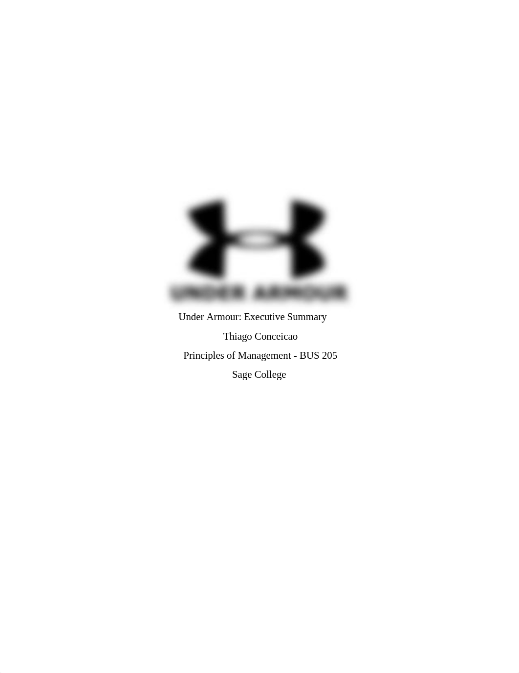 Under Armour - Executive Summary_db0rl3gatod_page1