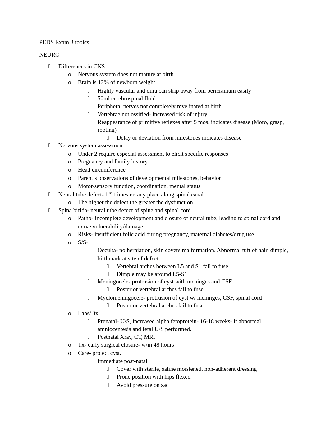 PEDS Exam 3 Study Guide.docx_db14zee2z7u_page1