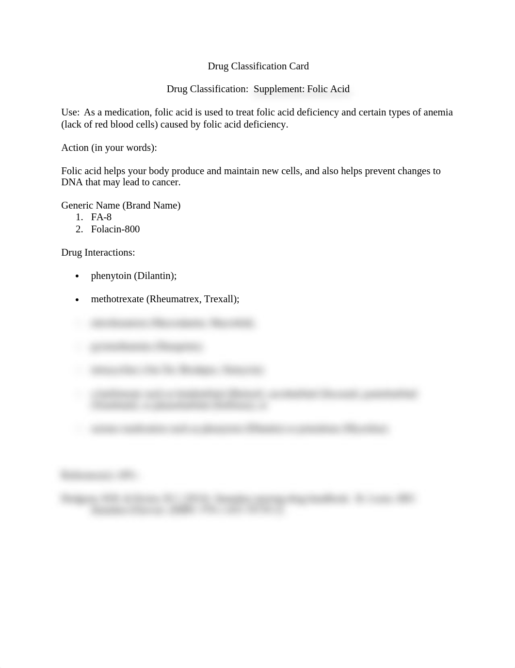 Folic Acid Drug Classification Card.docx_db17eou7vez_page1