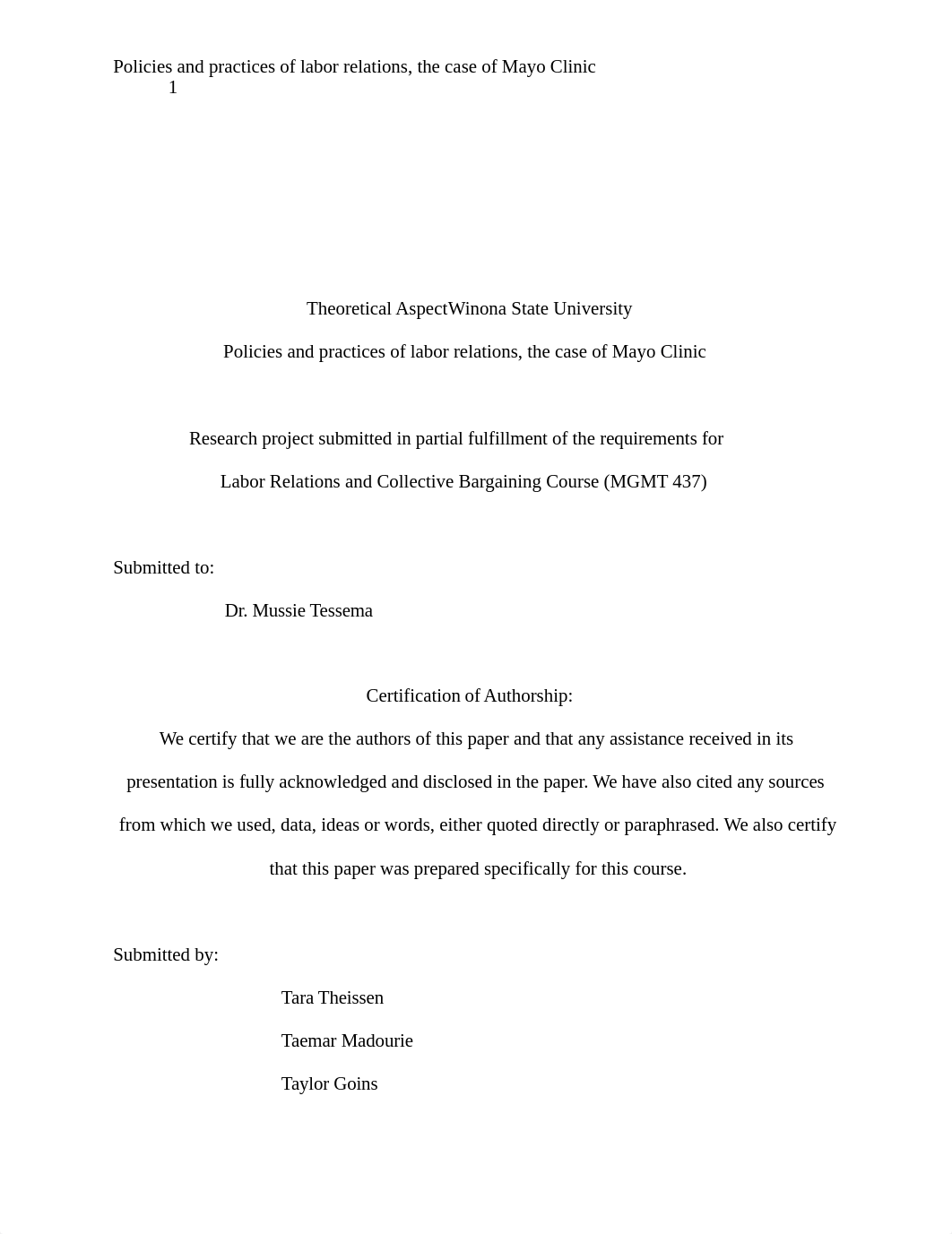 12.8 Mayo Clinic Research Paper.docx_db184b0owc2_page1