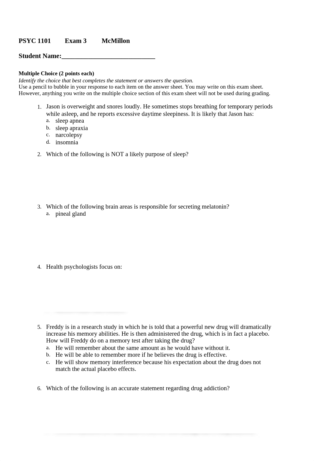 McMillon Exam 3 (Fall 2020) - Multiple Choice student copy.doc_db19ai9ygfv_page1