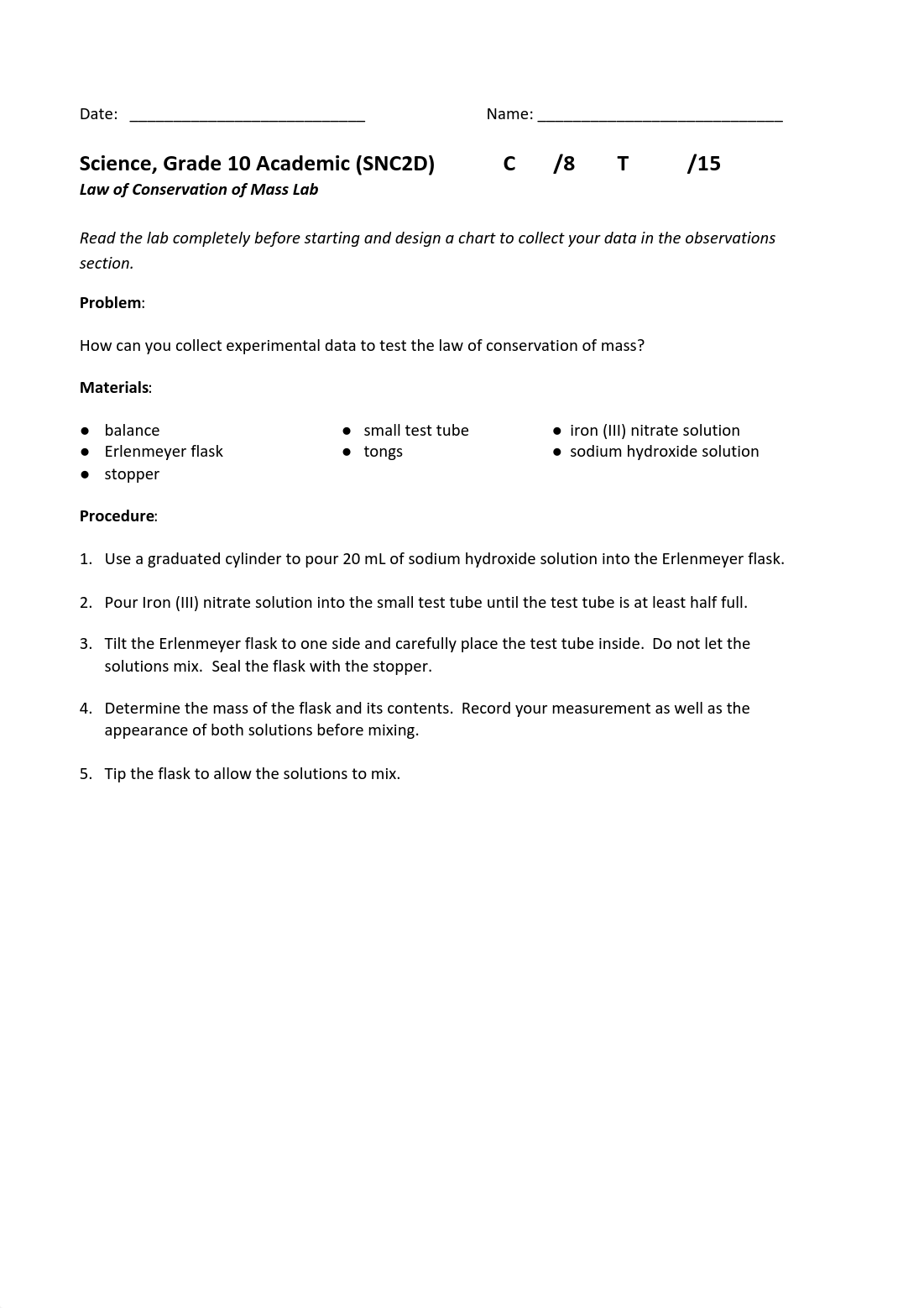 6 - Law of Conservation of Mass Lab.pdf_db1k2dpsrx3_page1