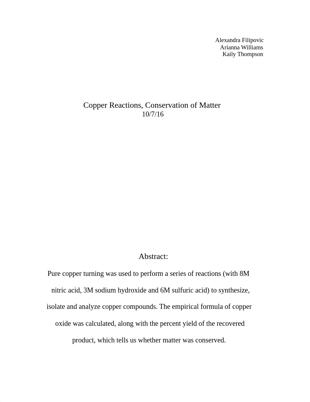 Lab Report; Copper Reactions_db1ll9eptlw_page1