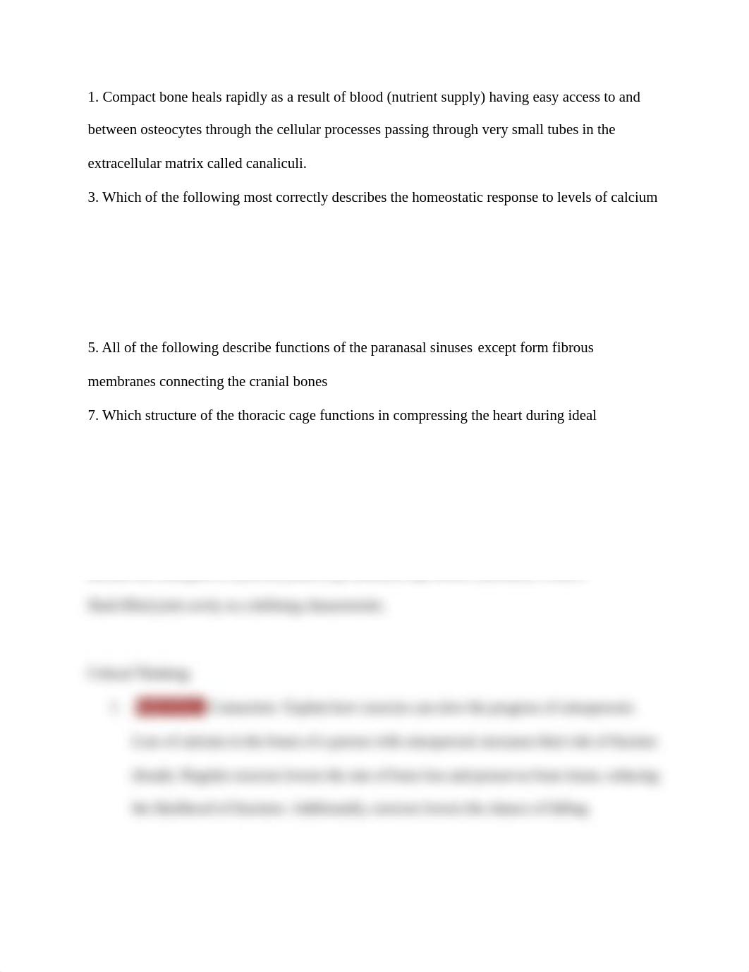 A&P HW - TB pg 232 short answer #1, 3, 5, 7, 15, 16 & TB pg 233 critical thinking #1 & 2 - write out_db1m9o5ffbd_page1