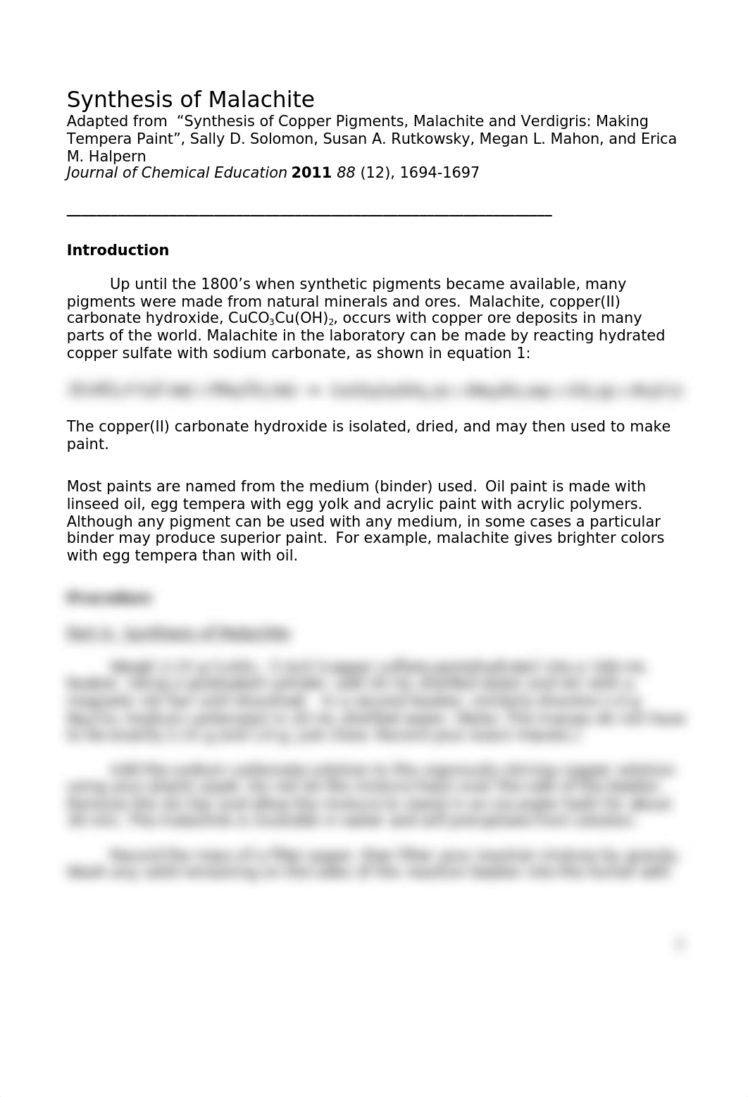 Synthesis of Malachite (1).doc_db1q1qye2pr_page1