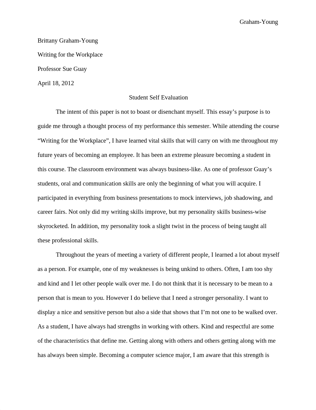 Writing for the workplace - self evaluation paper_db1sxhdt45l_page1