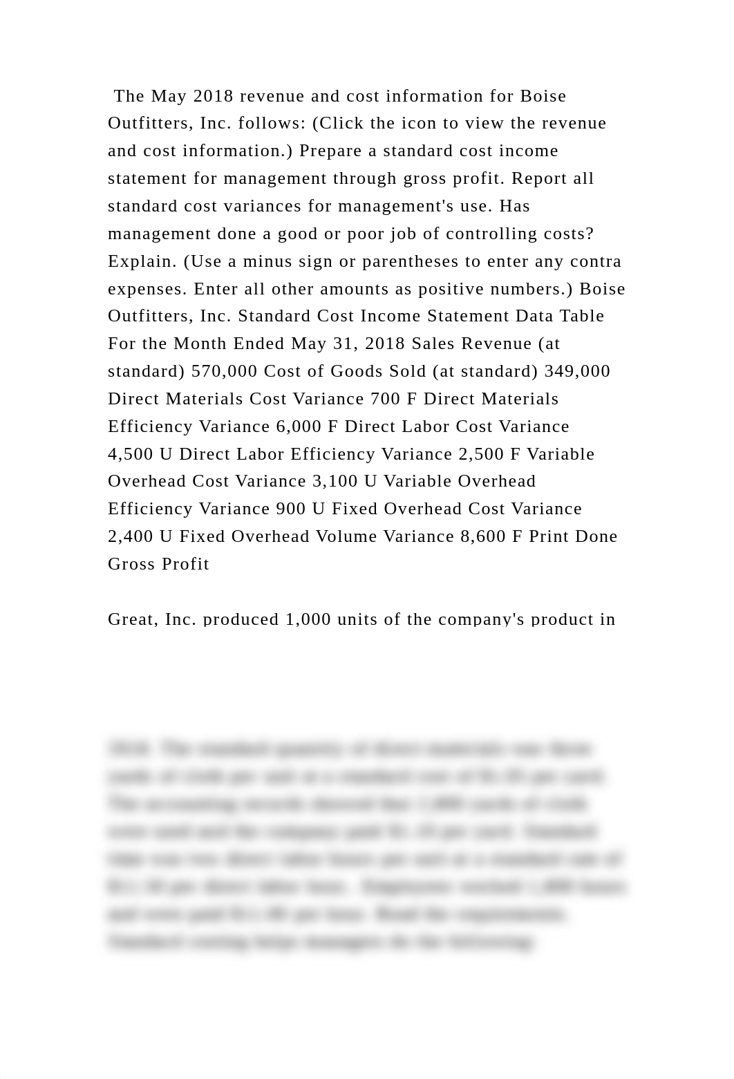 The May 2018 revenue and cost information for Boise Outfitters, Inc. .docx_db234fusvox_page2