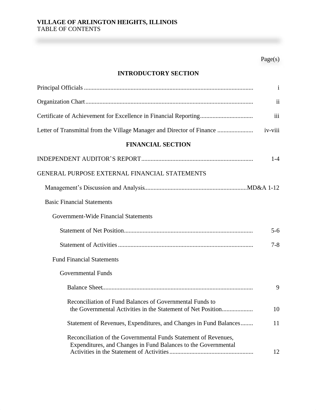 480 and 580 2020 CAFR for the Village of Arlington Heights.pdf_db24xw28py9_page4