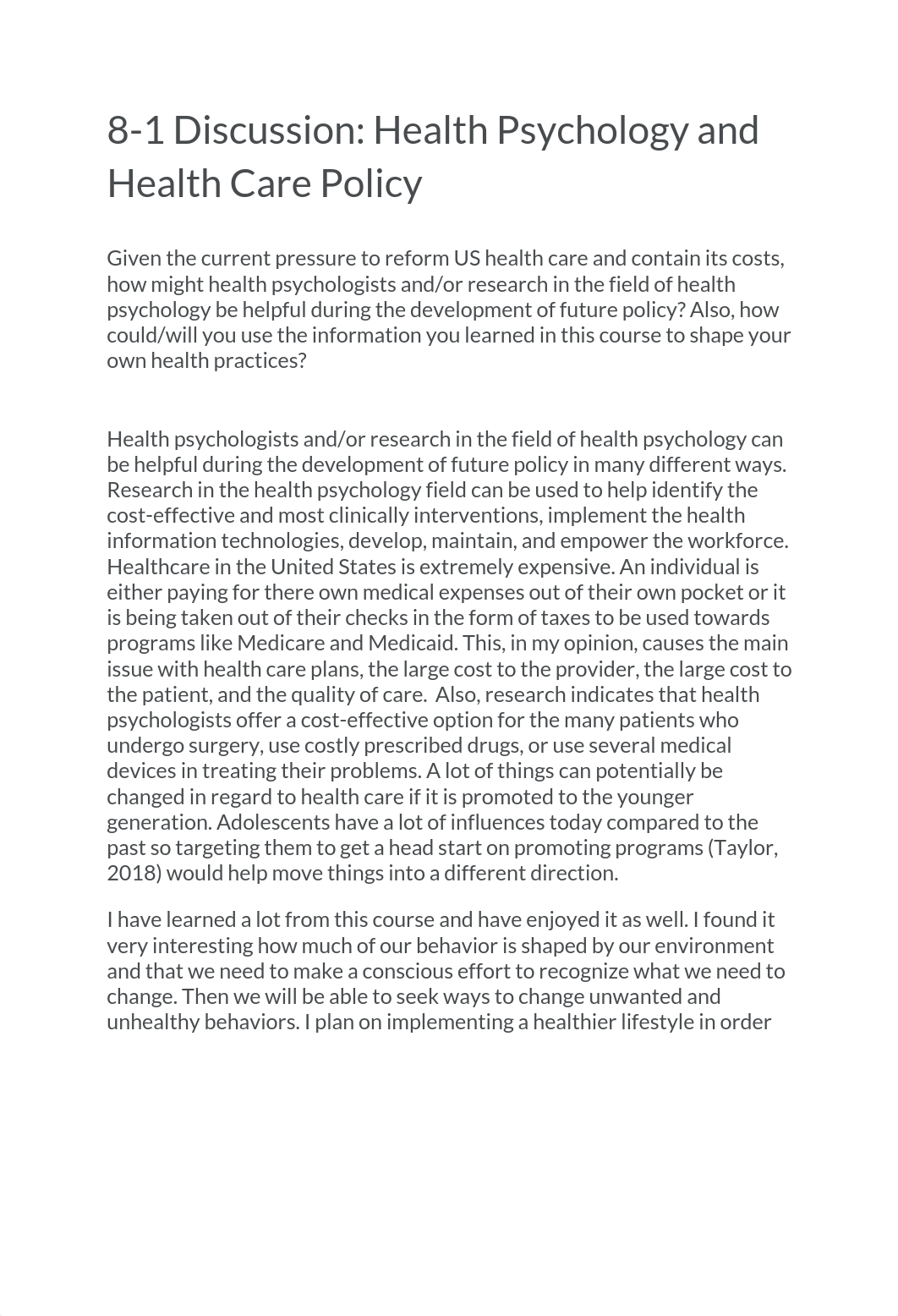 8-1 Discussion_ Health Psychology and Health Care Policy.docx_db25gmke08c_page1