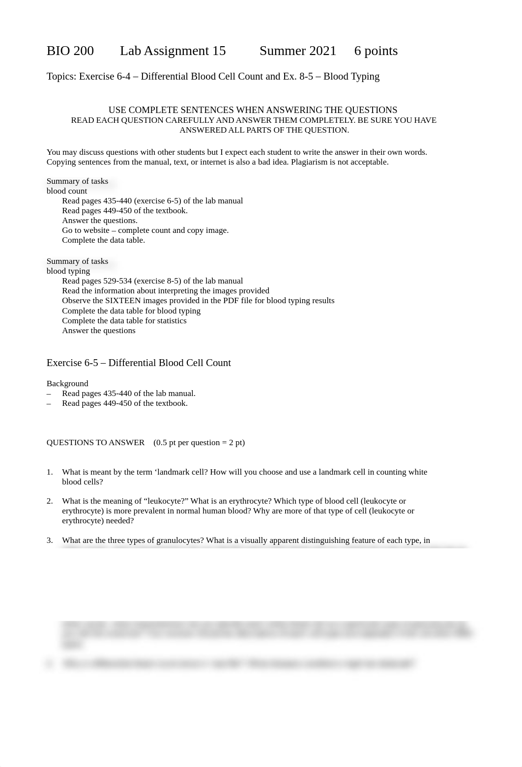 BIO 200 Lab Assignment 15 blood count and type summer 2021.docx_db26zxjvw3k_page1