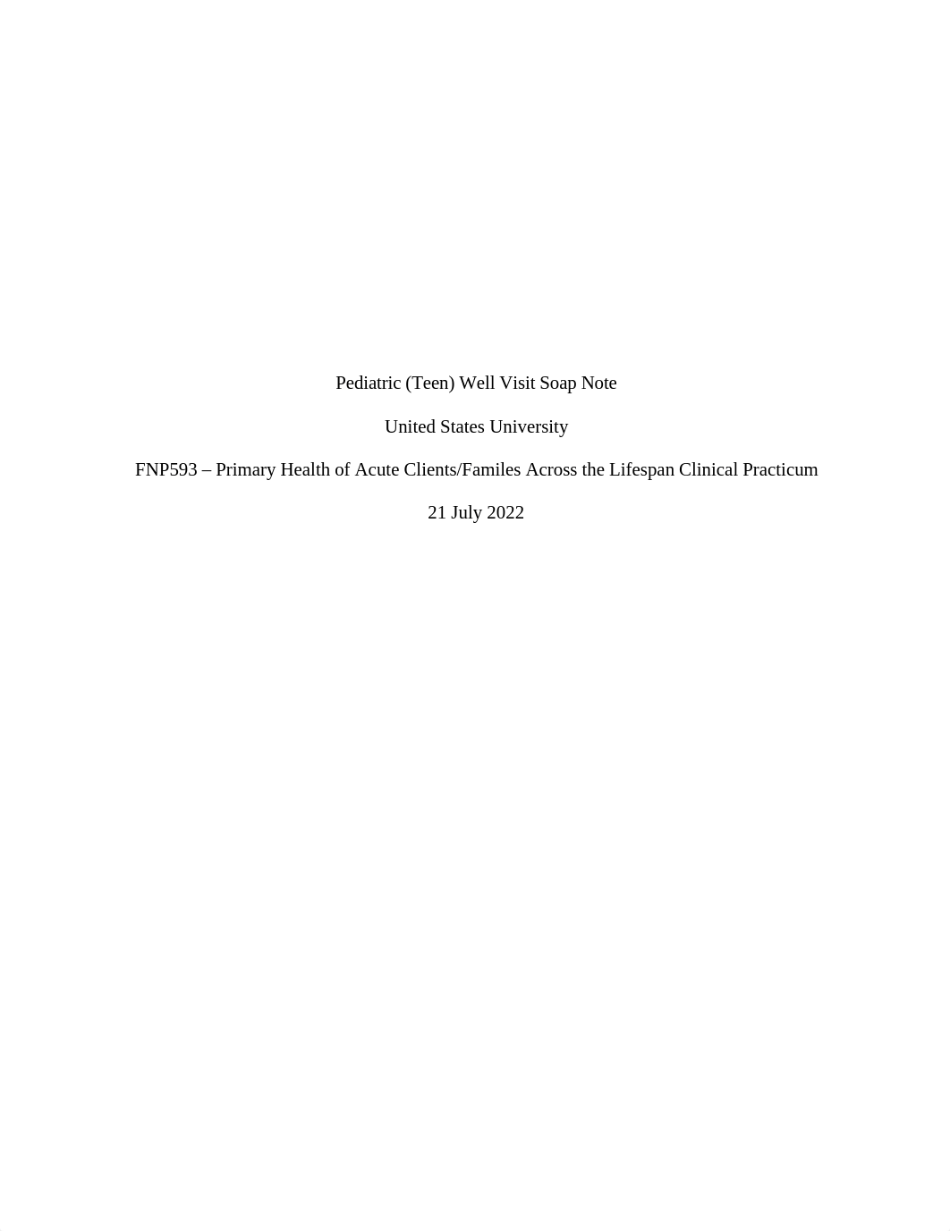 Pediatric (Teen) Well Visit SOAP 21 July 2022.docx_db2s2g862qn_page1
