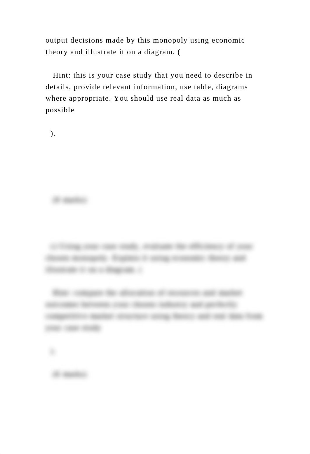 a) Briefly describe and contrast four market structures.   .docx_db3398od0ig_page3