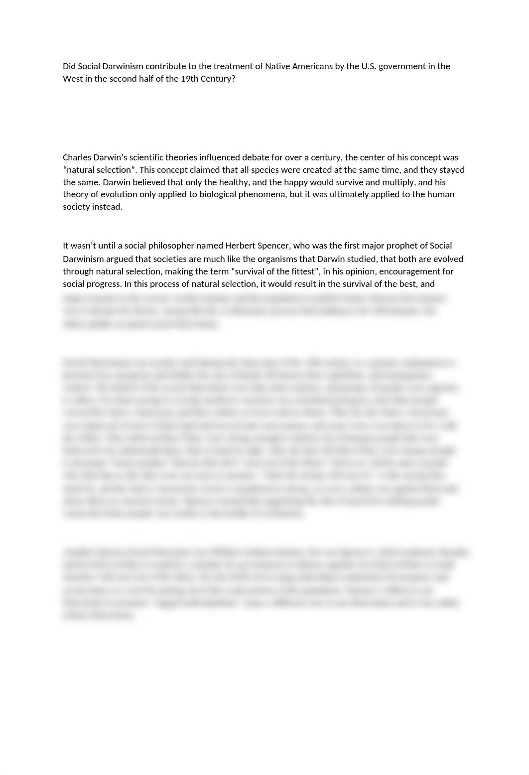 Did Social Darwinism contribute to the treatment of Native Americans by the U.docx_db36h0tvvxw_page1