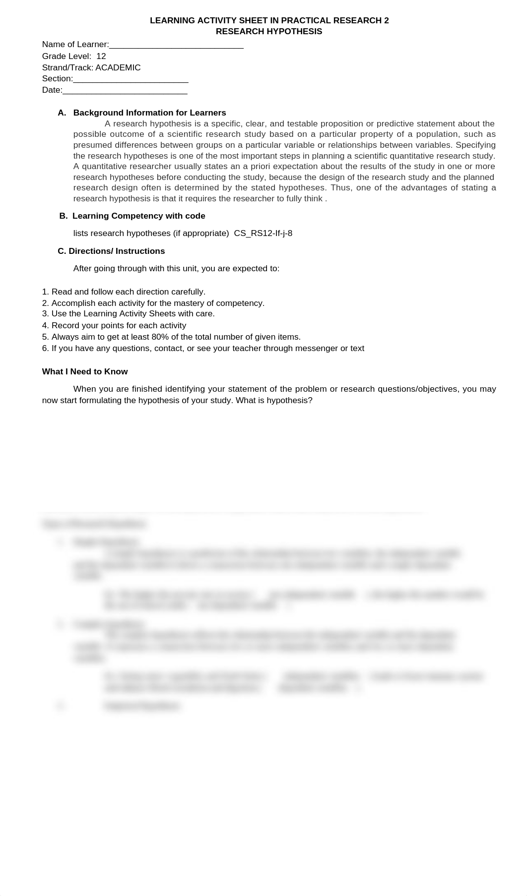 LAS-PRACTICAL-RESEARCH2-RESEARCH HYPOTHESIS .docx_db37f2h7qj6_page1