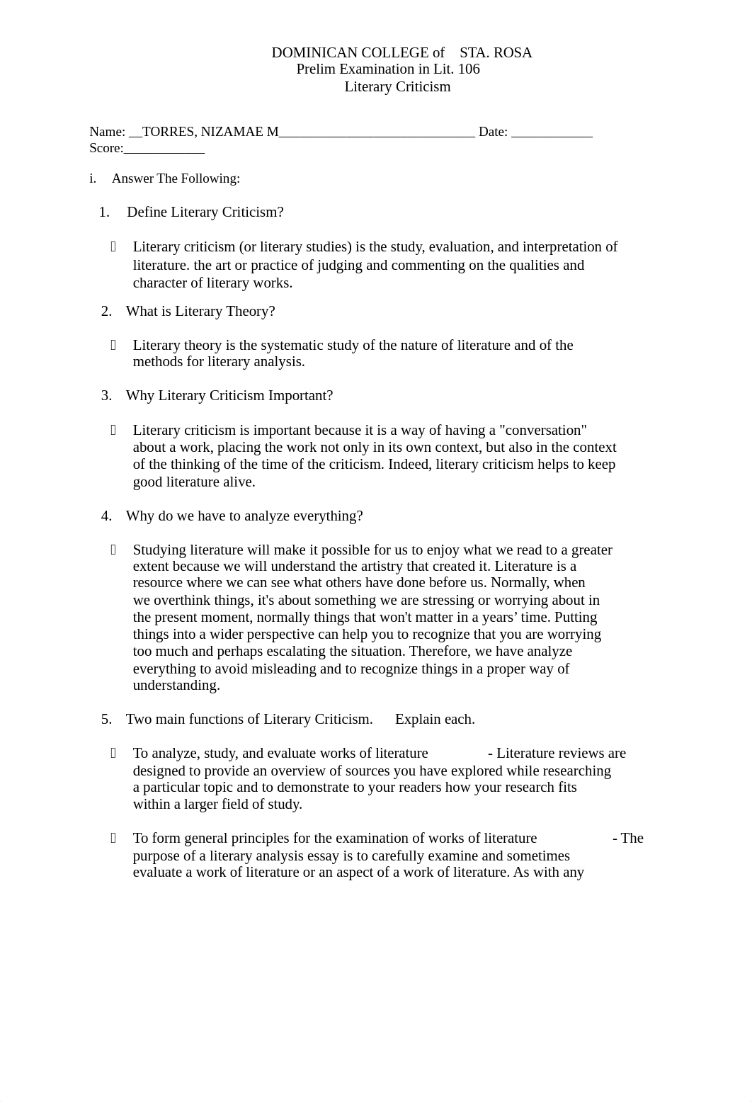 TORRES, NIZAMAE DCSR-Lit-106-Literarry-Criticism-Prelim-Exam-2022.doc_db4nvg2v16c_page1