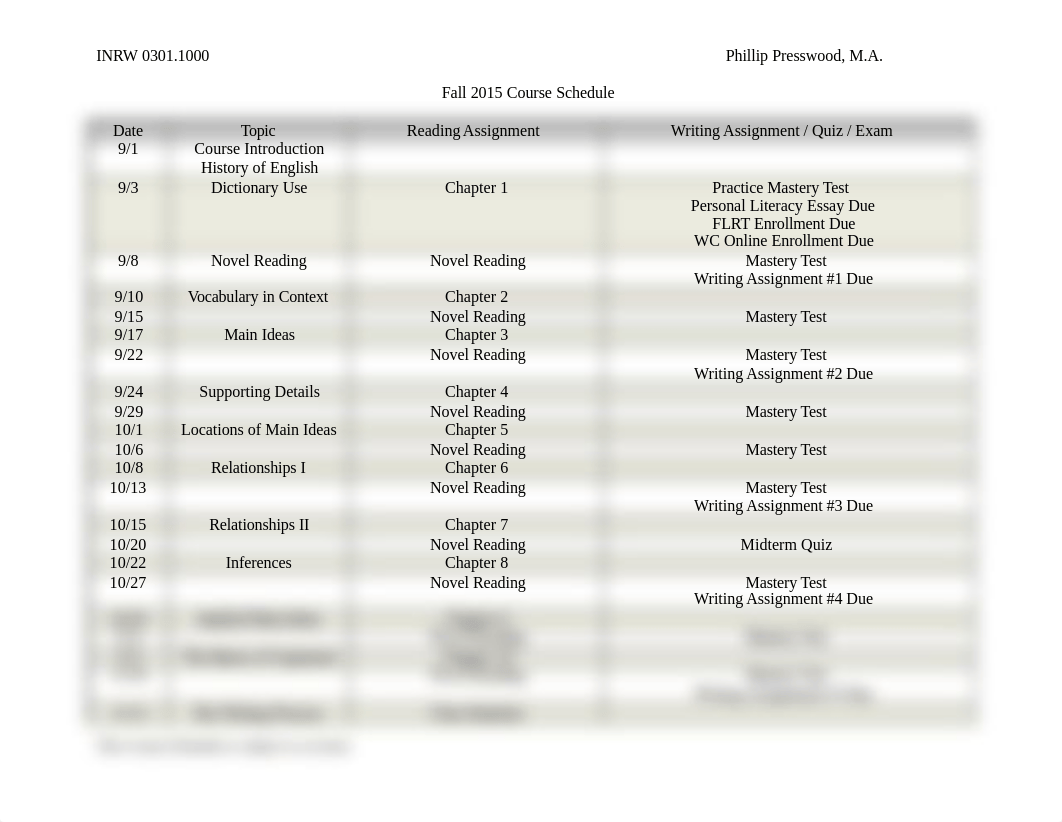 INRW 0301-1000 Course Schedule.doc_db4wwthbyxl_page1