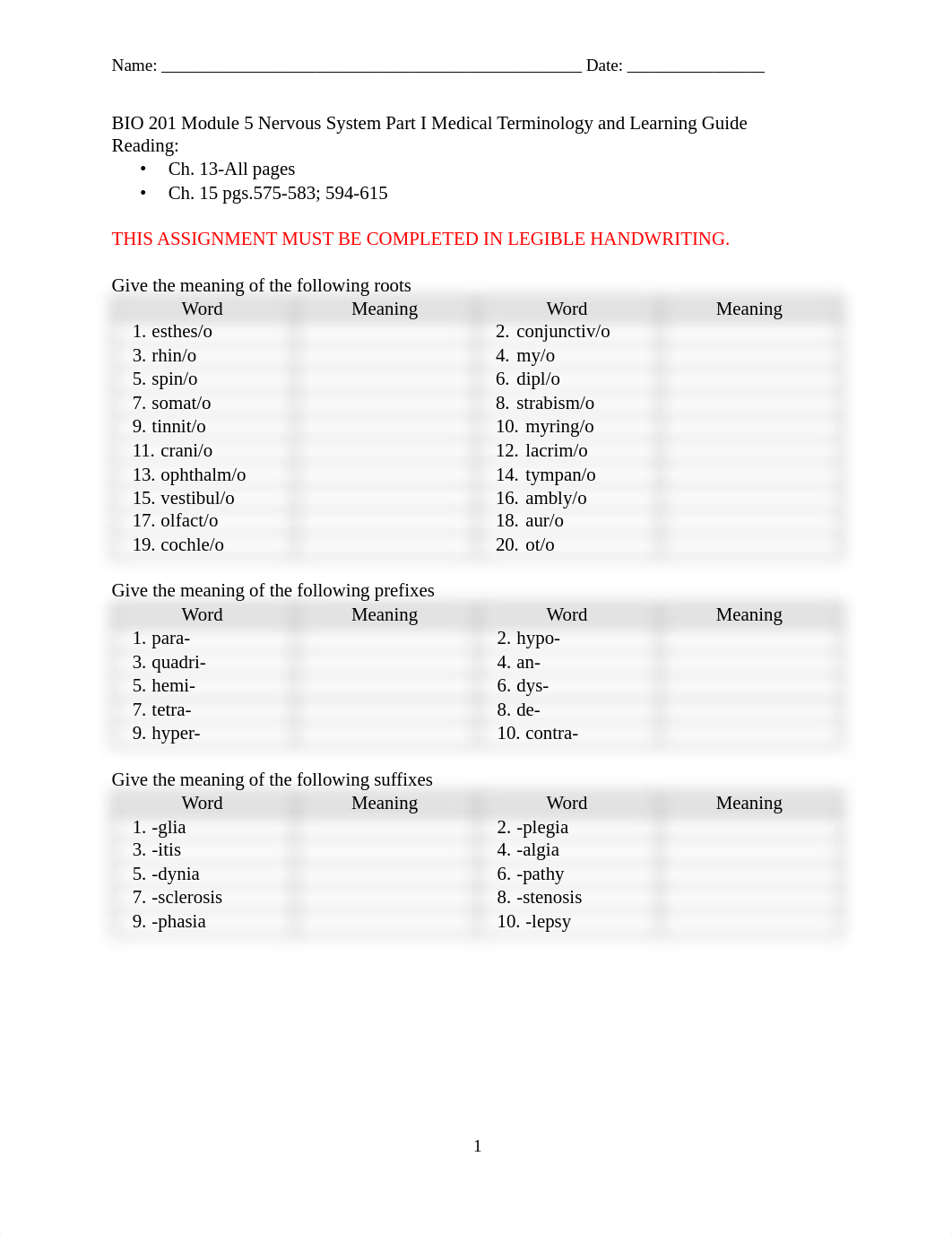 BIO 201 Module 5 Learning Guide-Nervous System I.pdf_db5p85yhwu3_page1