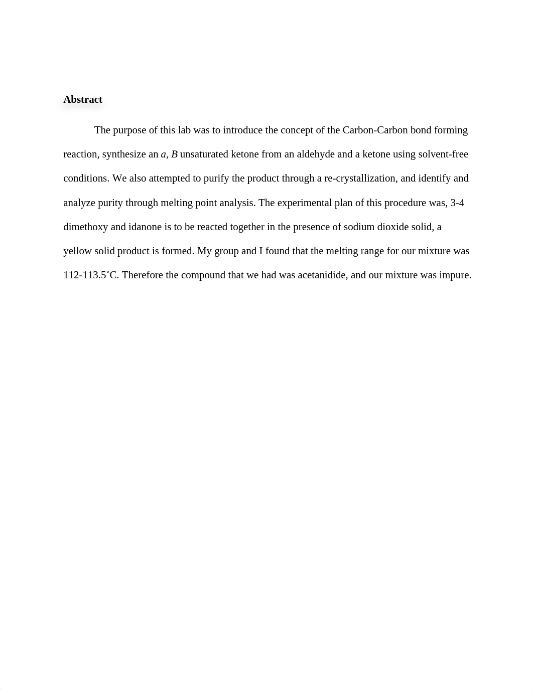 Aldol Condensation Lab Report.docx_db5s1q56q0z_page2