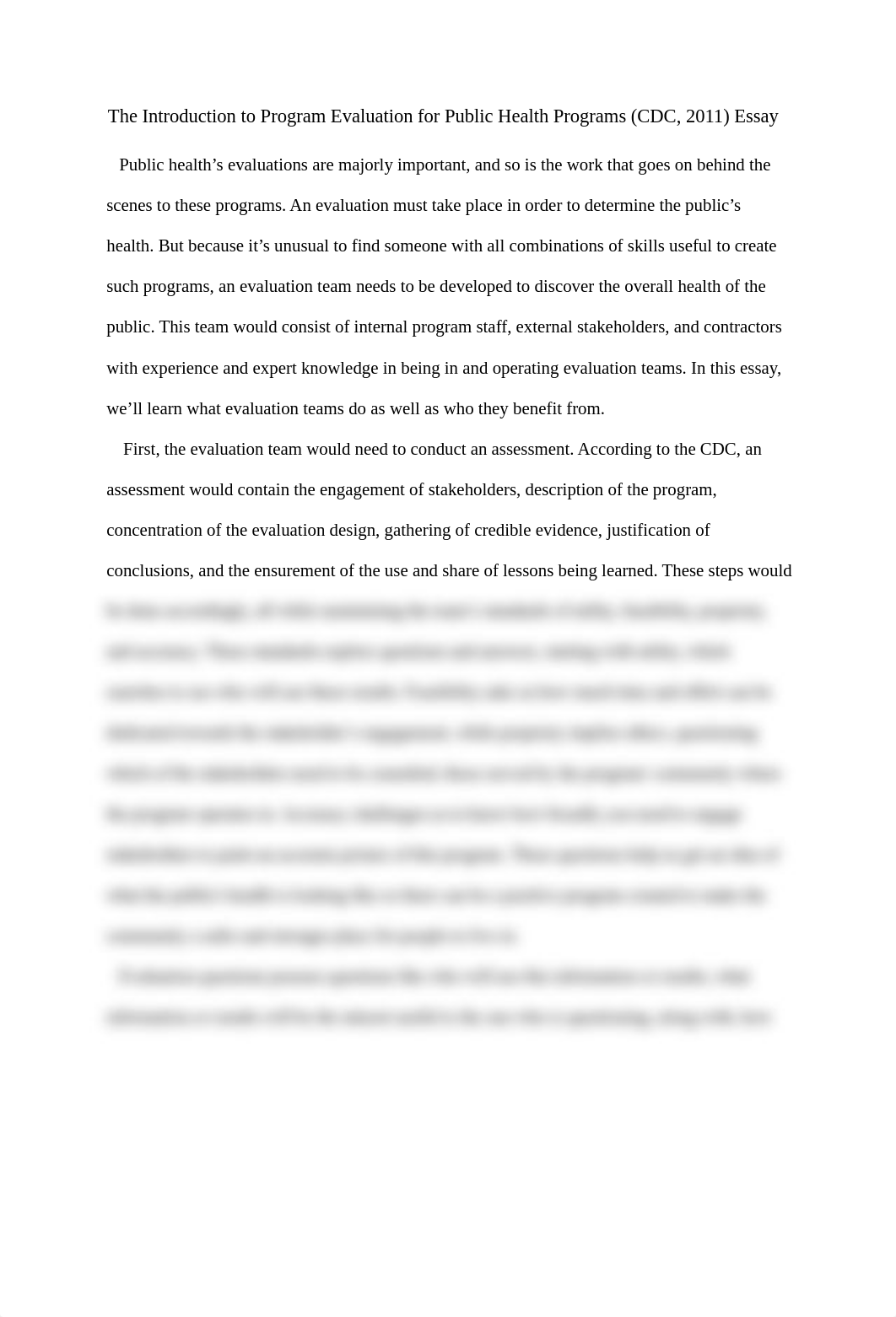 The Introduction to Program Evaluation for Public Health Programs (CDC, 2011) Essay.docx_db5salhqjyq_page1