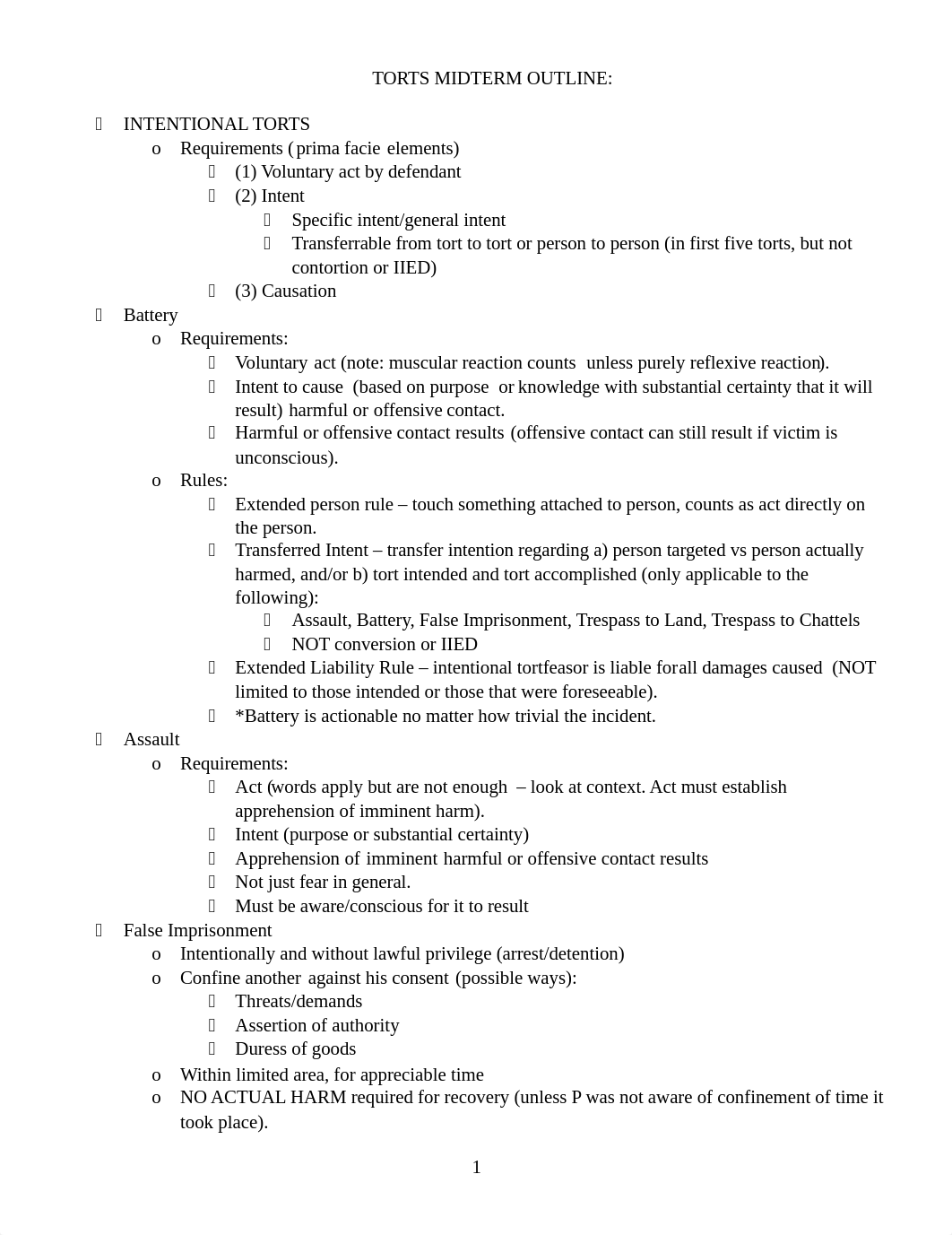 TORTS MIDTERM OUTLINE.docx_db5x4w4ijq4_page1