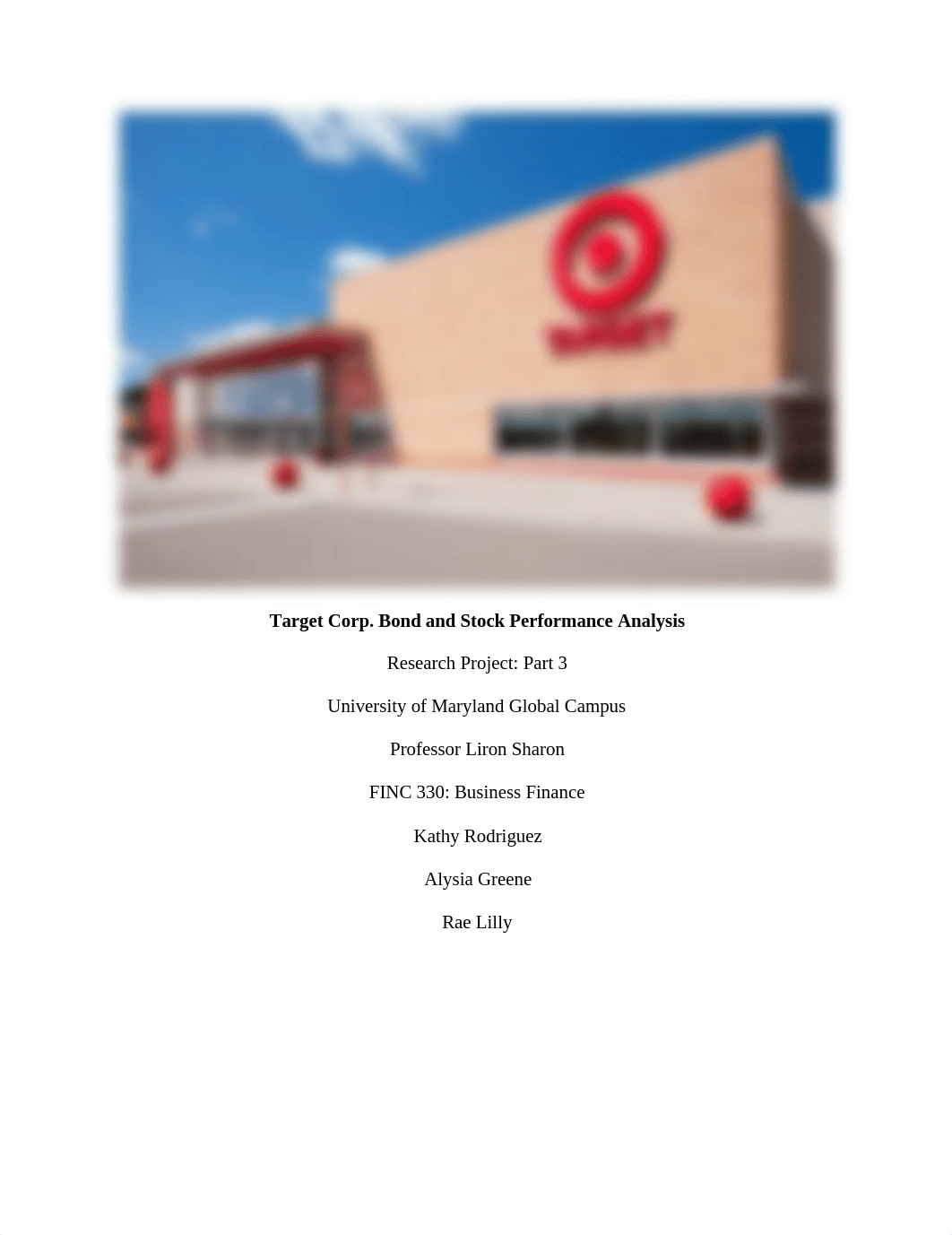 Research Project Part 3_Target Corp Final.docx_db674f9l5f2_page1