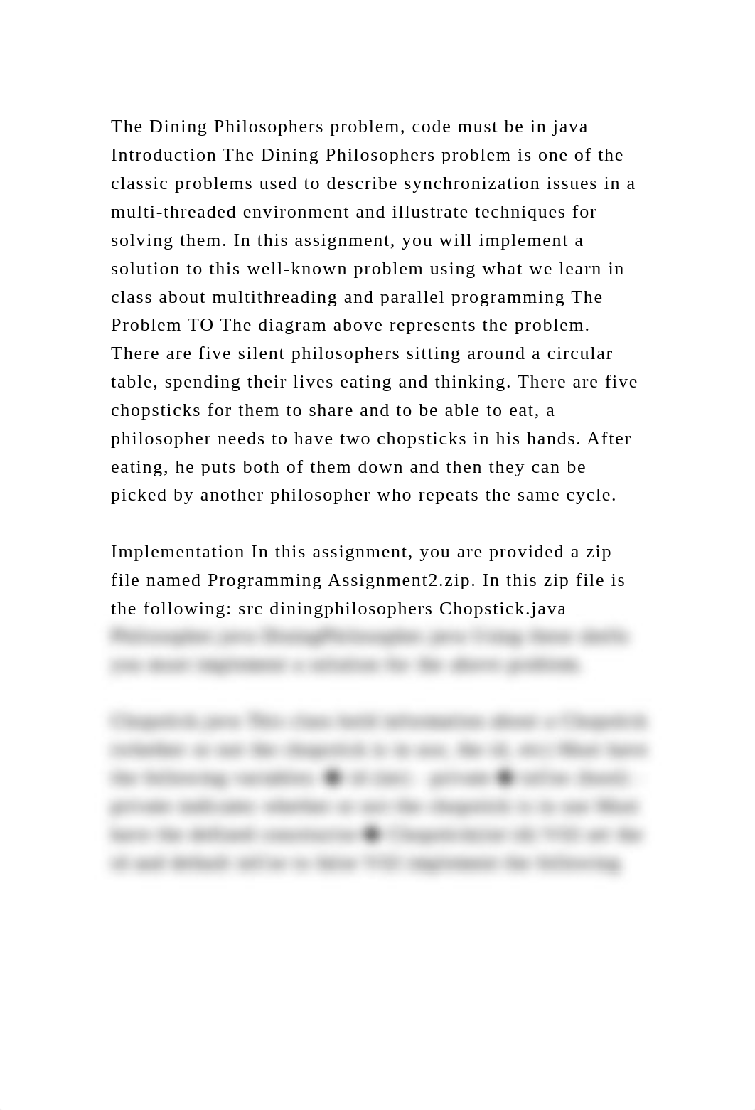 The Dining Philosophers problem, code must be in java Introduction T.docx_db6c0y01uoj_page2