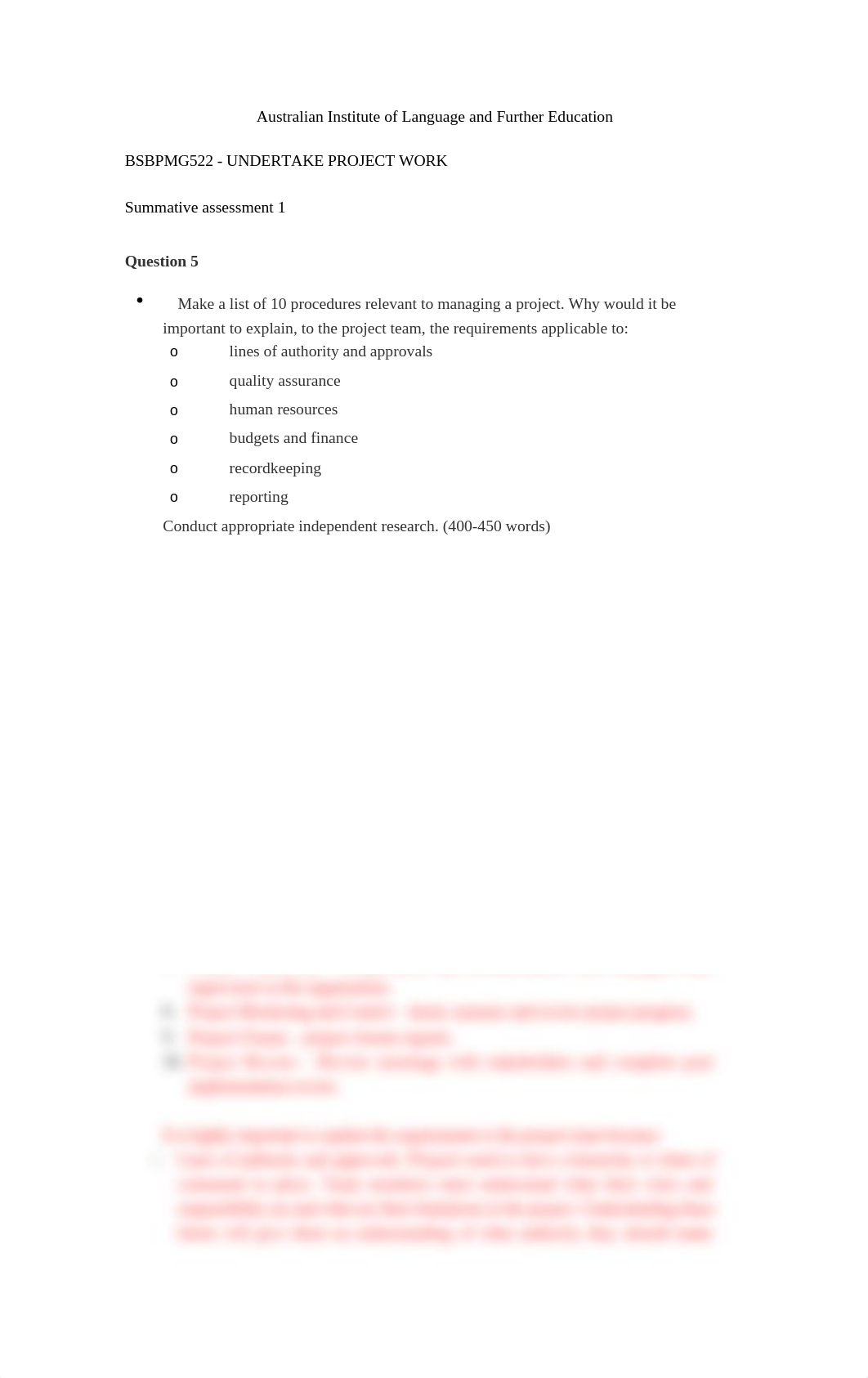 Q5 - BSBPMG522 - UNDERTAKE PROJECT WORK - Summative Assessment - 1.docx_db6qp7hnleb_page1