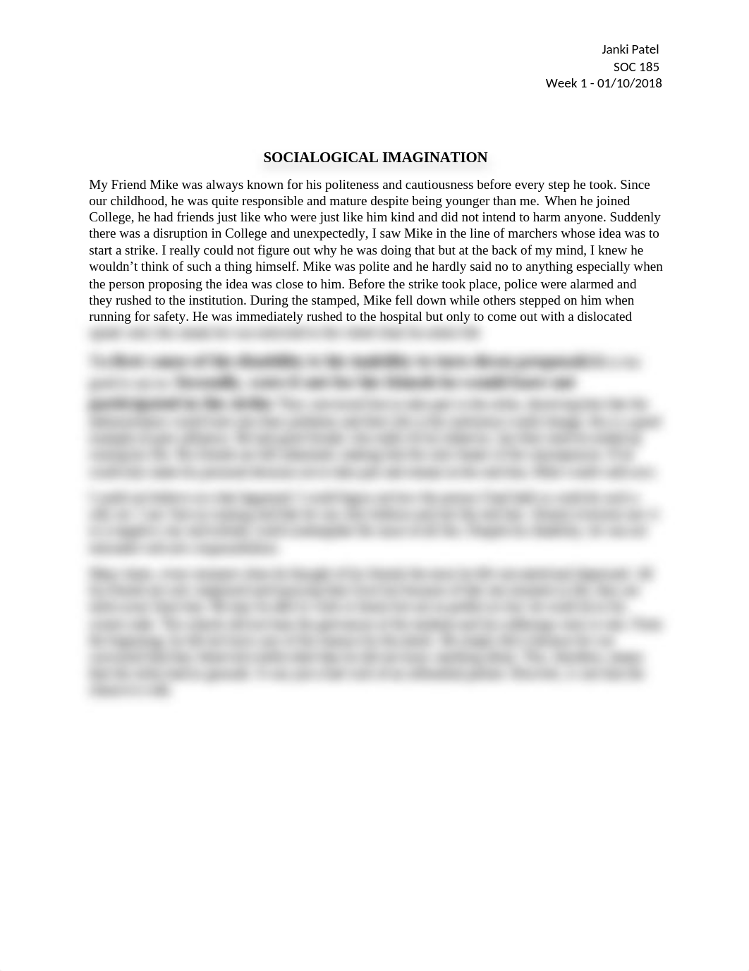 SOCIALOGICAL IMAGINATION Week 1.docx_db6v8bna1og_page1