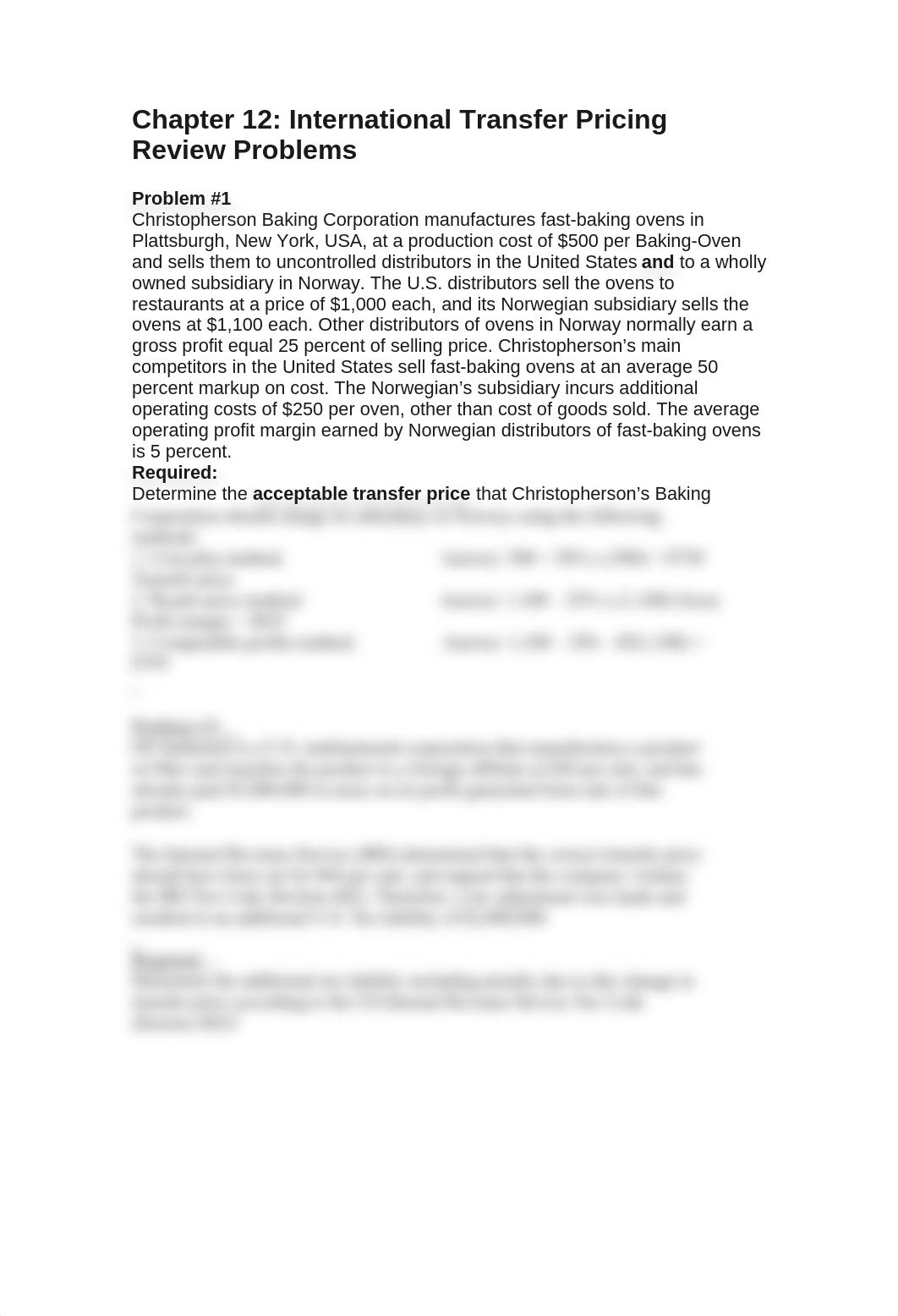 Chapter 12- International Transfer Pricing Review Problems_db6xadg9hw2_page1