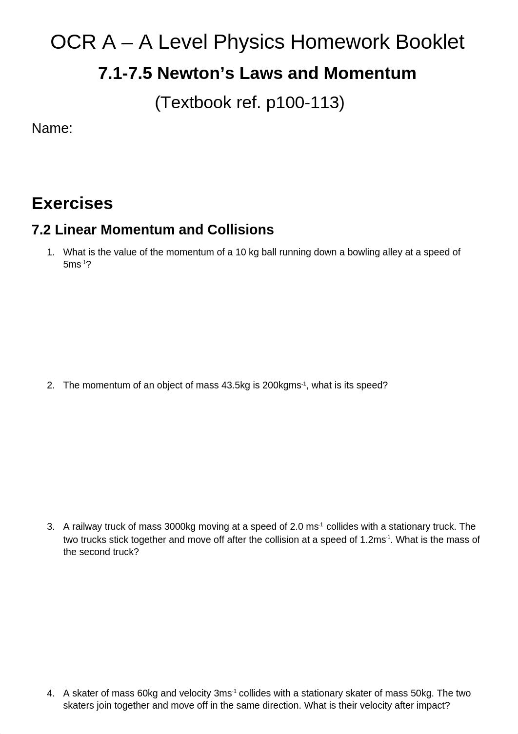 Chapter 7 Newtons Laws and Momentum Homework Book.docx_db7914wiz9g_page1