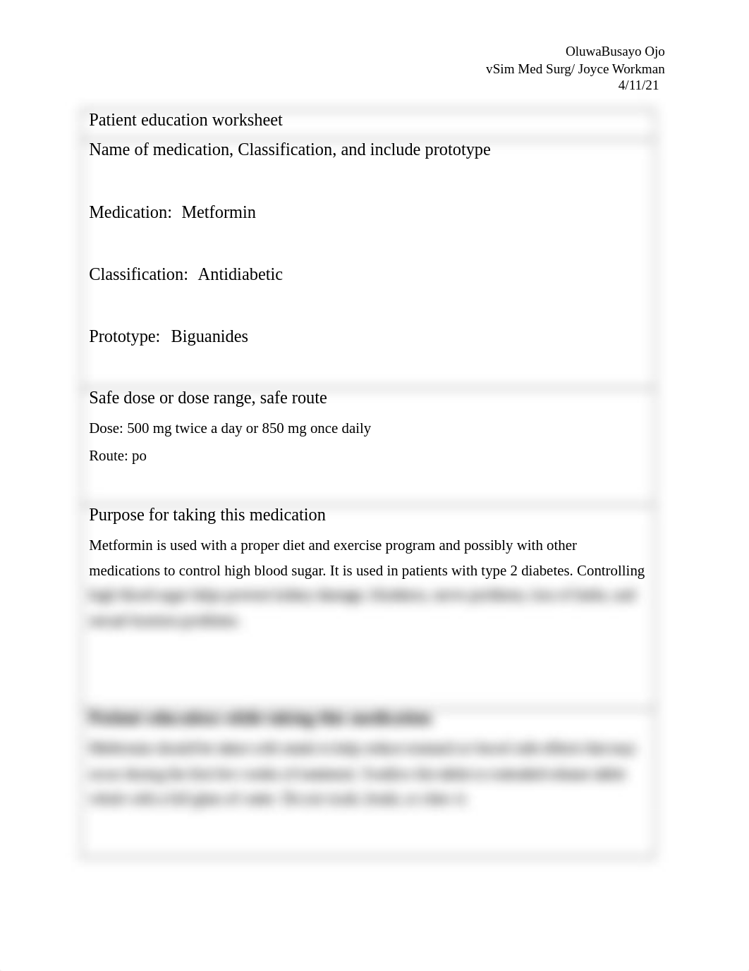 vSim Med Surg Pharmacology worksheet -Joyce Workman.docx_db79fmuxmxe_page1