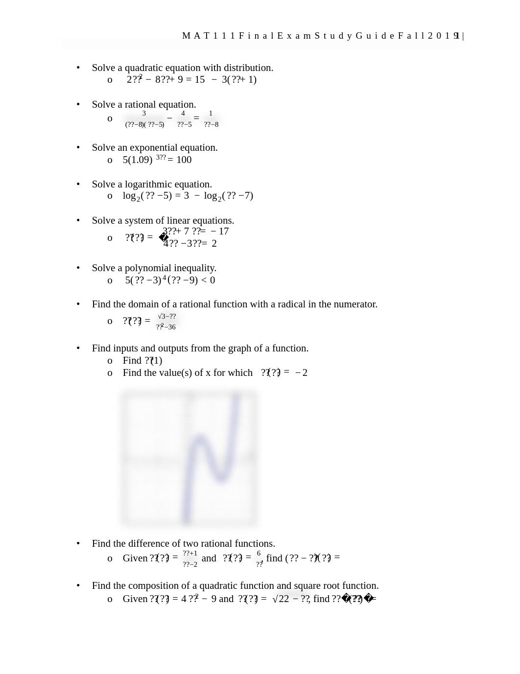 MAT111 FInal Exam Study Guide Fa19 (1).pdf_db7k7t8drkj_page1