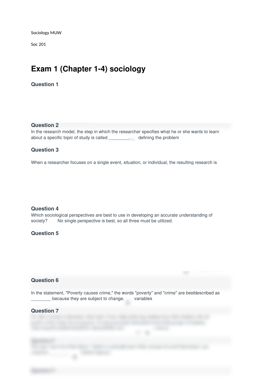 Sociology MUW 201  exam 1-4.docx_db7l07n53r0_page1