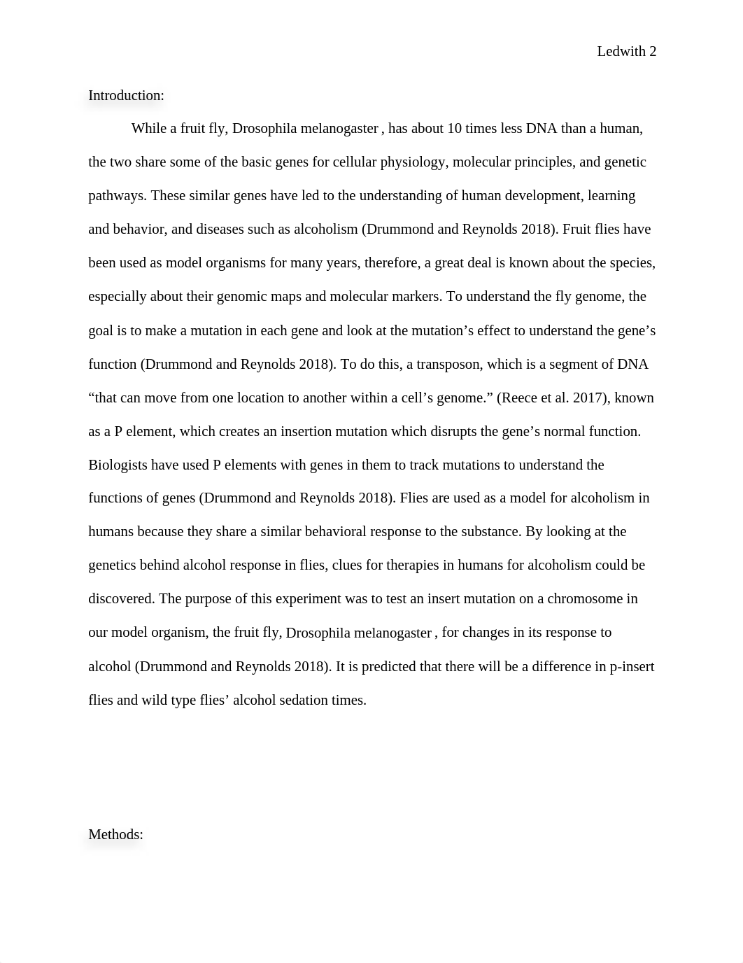 The effects of ethanol on Drosophila melanogaster with p insert EP1071_db7pll9aghi_page2