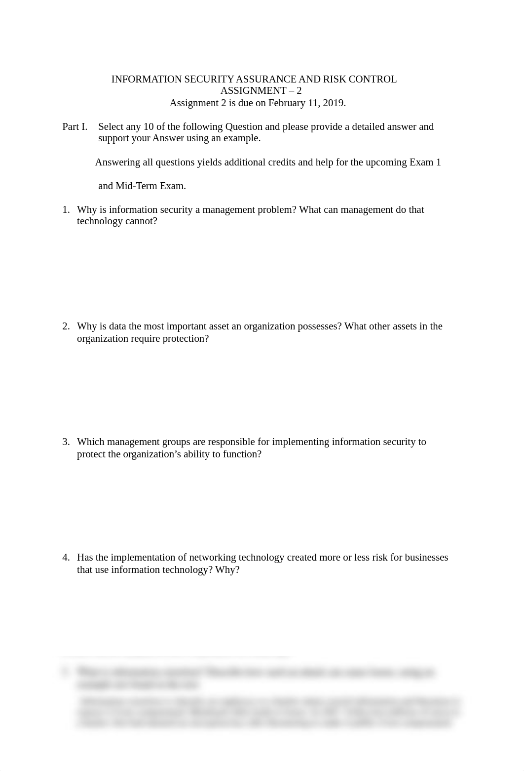 INFORMATION SECURITY ASSURANCE AND RISK CONTROL Assignment 2.docx_db85tbemldj_page1