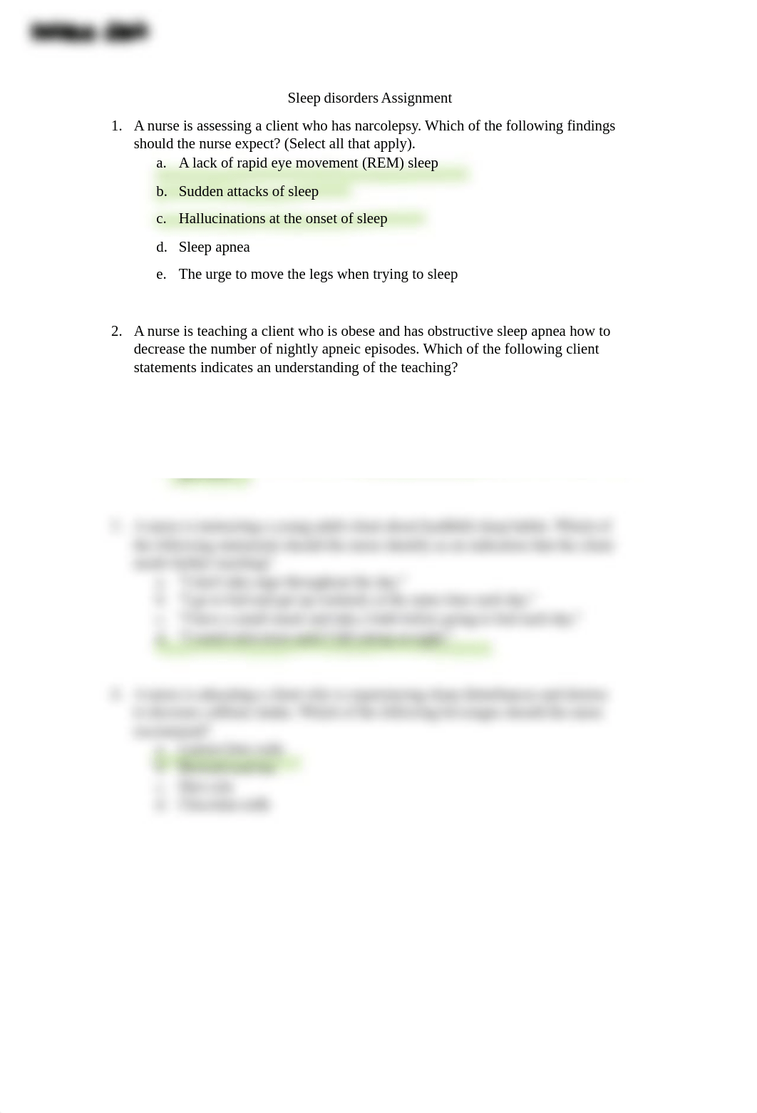 Sleep disorders Assignment copy copy.docx_db8axuvz8qw_page1