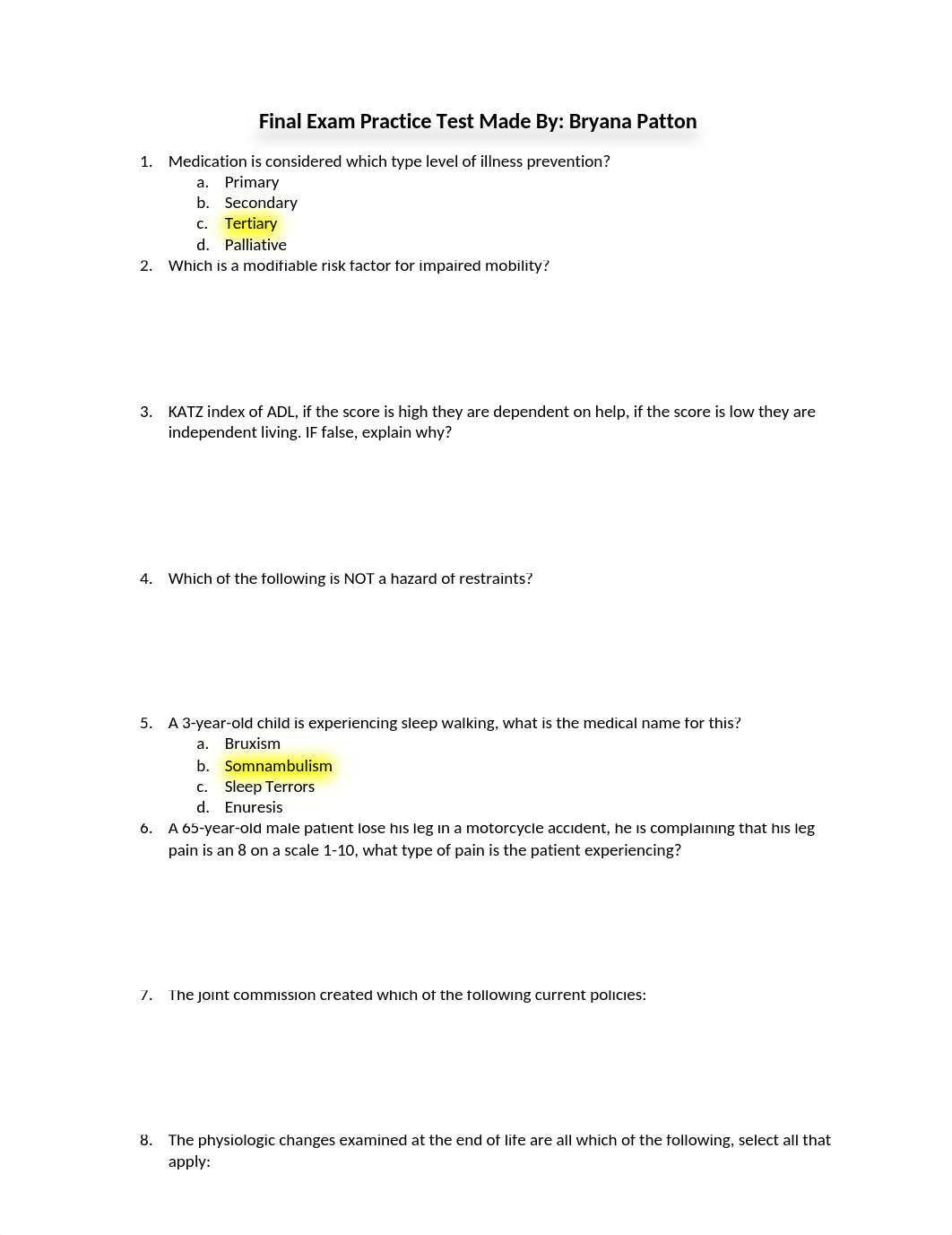 Final Exam Practice Test Made By Bryana.docx_db8l4l3d62r_page1