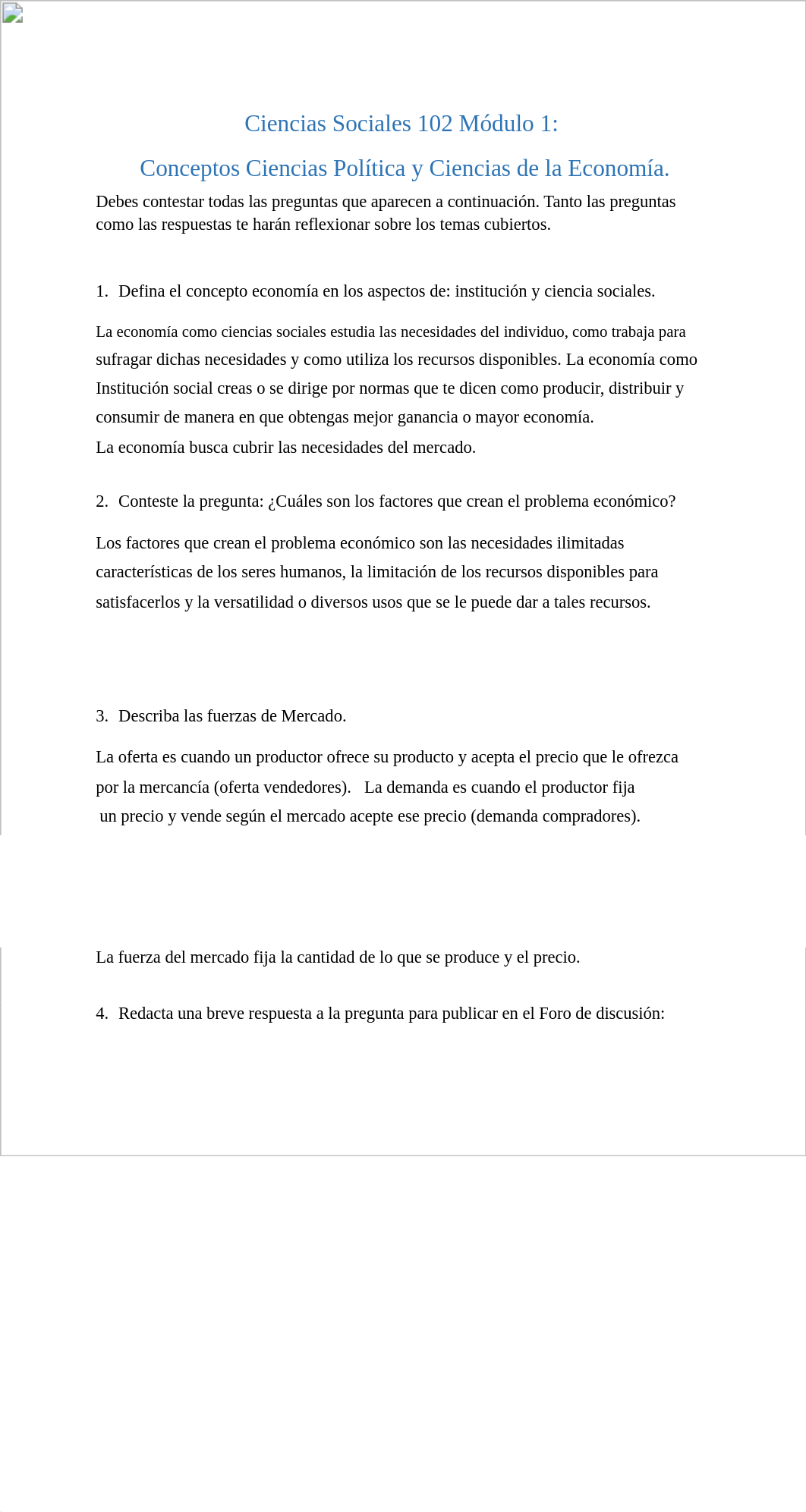 Sosc 102 tareas del modulos 1 Conceptos ciencias politicas y Economia preguntas.docx_db8nz1labsm_page1