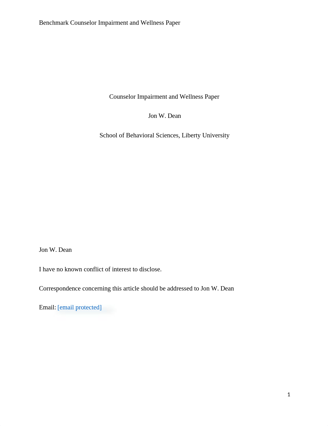 Jon Dean-Counselor Impairment and Wellness Paper-2.docx_db8qju0gkgc_page1