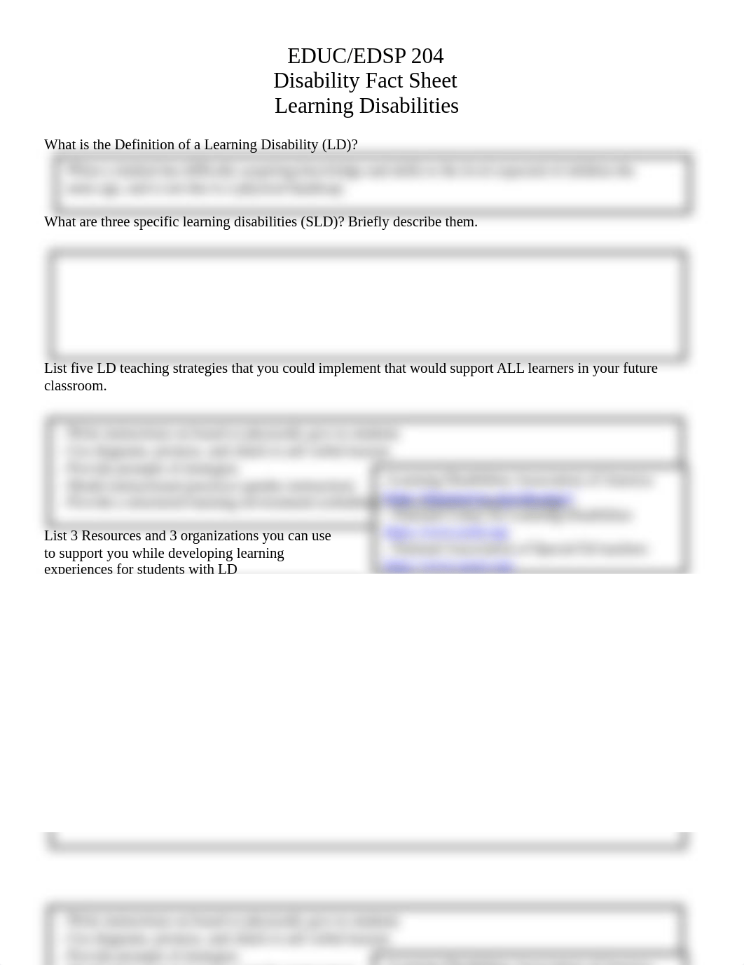 EDUC 301 Disability Fact Sheet Learning Disabilities.docx_db8sqst88t0_page1