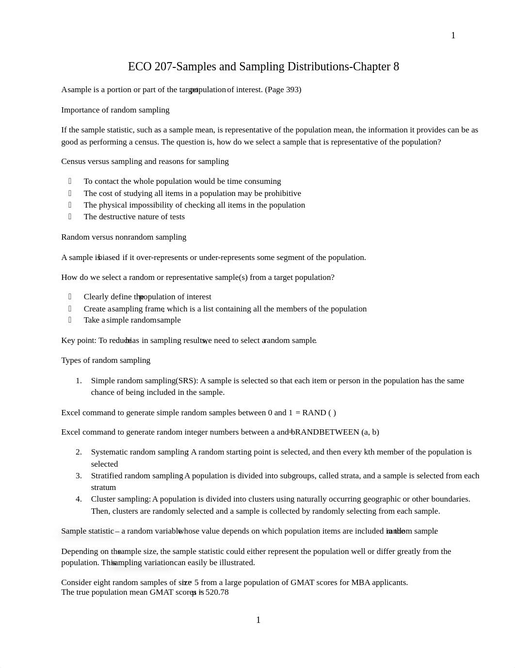 ECO 207-Chapters 8 Sampling Distributions- Spring 2020.docx_db98148d485_page1