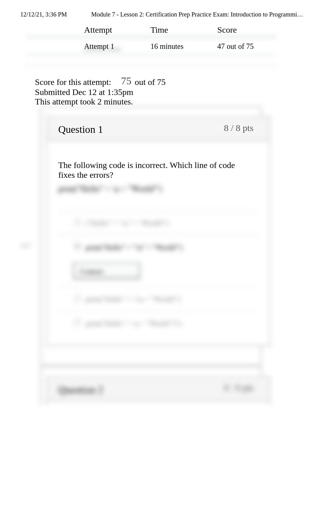 Module 7 - Lesson 2_ Certification Prep Practice Exam_ Introduction to Programming - 61557.pdf_db9vr5u372d_page2