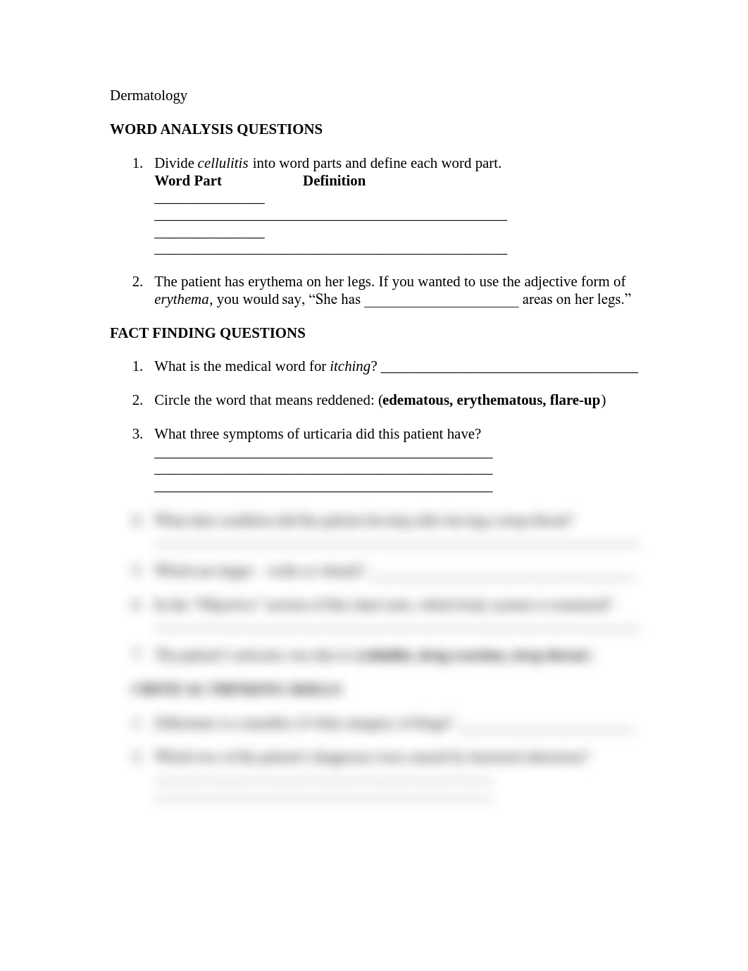 Dermatology Questions(1)_dba8m6hrhut_page1