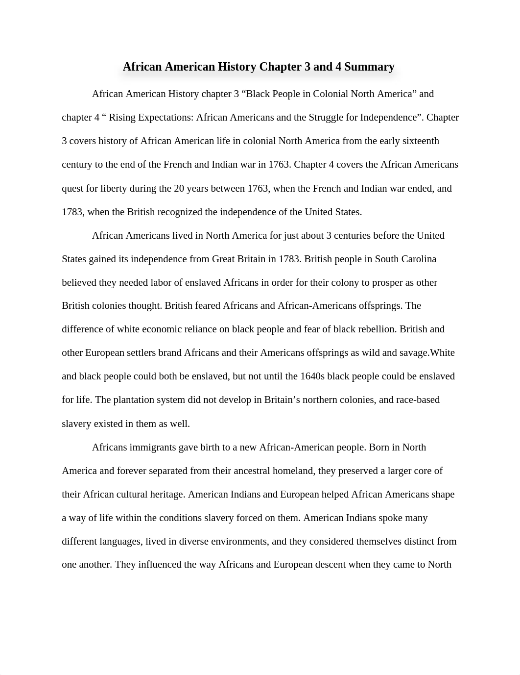 African American History Chapter 3 and 4 Summary.docx_dbad4ctlscm_page1