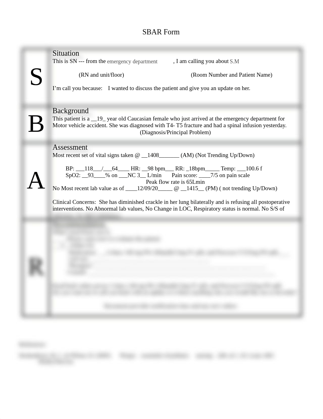 SCI Report Organizer and SBAR Form.docx_dbahkhgddfw_page1