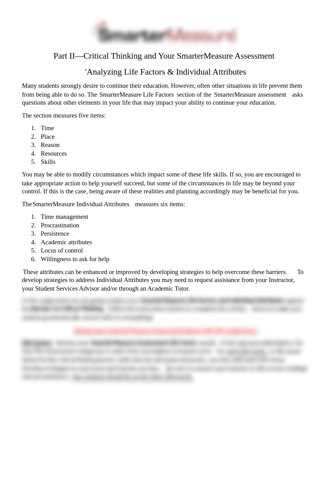 Learning Unit 2 -  Part II Critical Thinking & Your Smarter Measure Assessment.docx_dbat7k2ny9f_page1