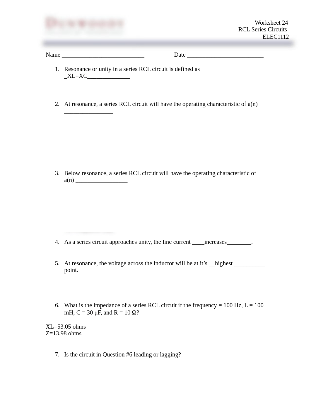 ELEC1112_Worksheet 24 - RCL Series Circuits (3).docx_dbawdu1z76p_page1